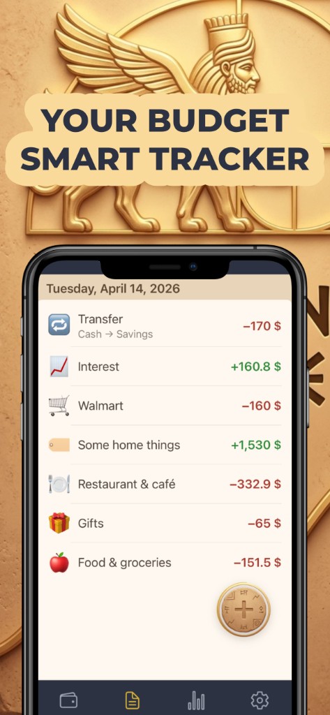 Babylon Budget — transaction list